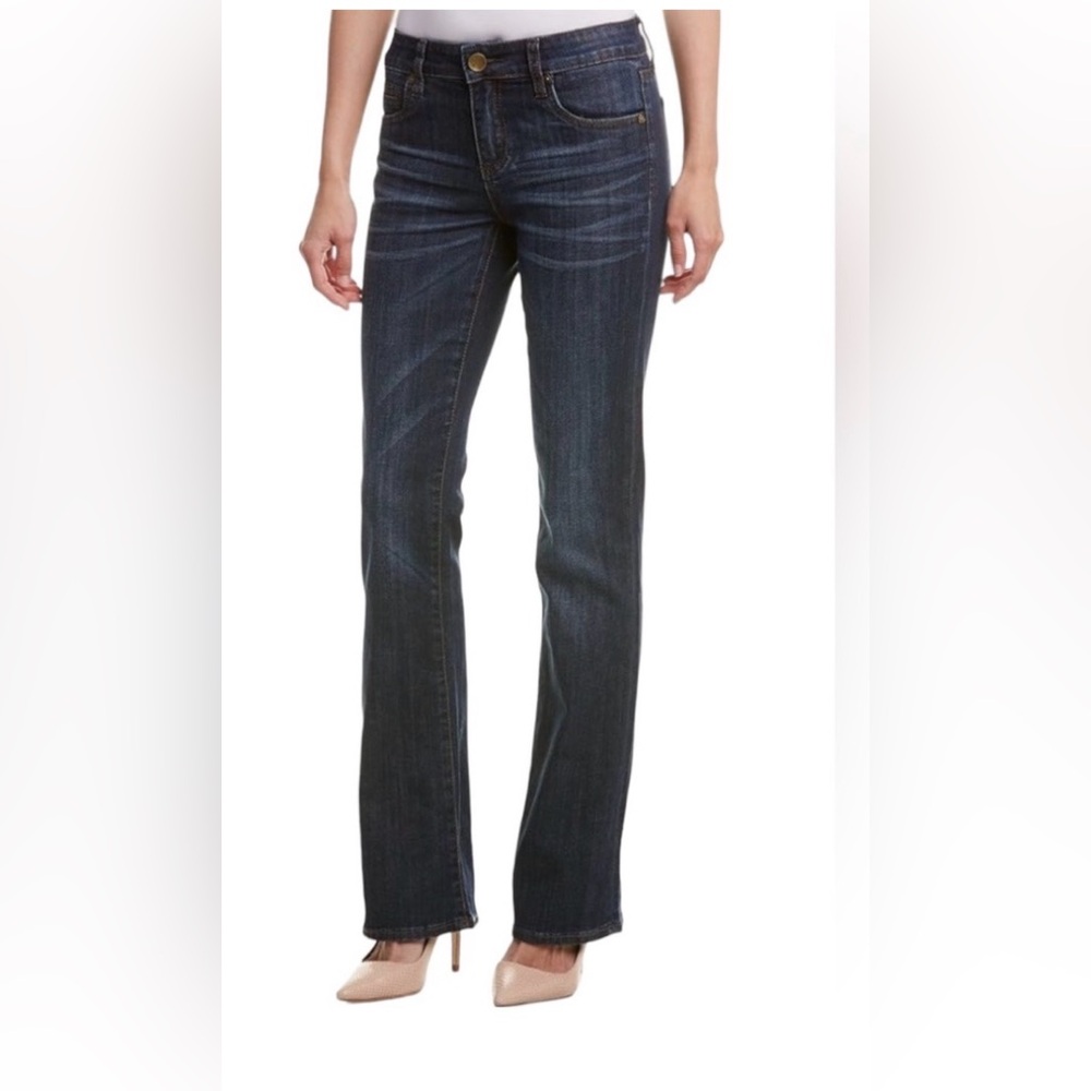 Kut from the Kloth Natalie High Rise Bootcut Dark Wash Denim Jeans, size 8